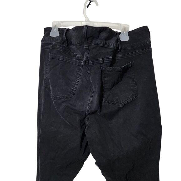 Torrid Ankle Pants For Women Size 24 Black Distressed Jegging - Picture 9 of 15